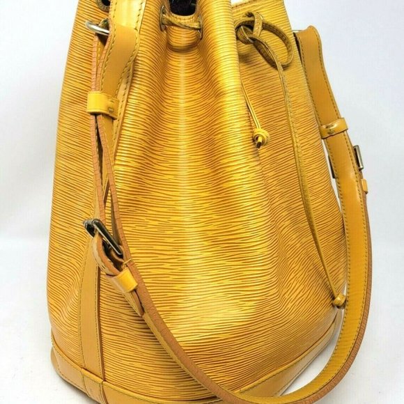 Auth Louis Vuitton Noe Yellow Epi Leather Bucket - Picture 2 of 11